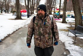 Jay, who didn't want his last name used, at Victoria Park on Monday, Feb. 26, 2024. Jay has been living at the park since last April.
Ryan Taplin - The Chronicle Herald