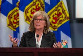 Auditor General Kim Adair answers questions from reporters at One Government Place on Feb. 27, 2024, following the release of her report on the misuse of public funds at the Liberal Association of Nova Scotia.
Ryan Taplin - The Chronicle Herald