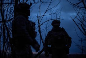 Ukrainian servicemen of 47th brigade are seen at their positions at a front line, amid Russia's attack on Ukraine, near the town of Avdiivka, recently captured by Russian troops in Donetsk region, Ukraine February 20, 2024.