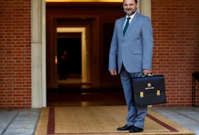 Spain's Development Minister Jose Luis Abalos arrives for a cabinet meeting at the Moncloa Palace in Madrid, Spain, July 6, 2018.