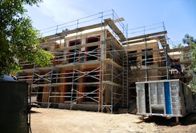 A new housing construction is seen as real estate prices rise in Beverly Hills, California, U.S., June 2, 2021.