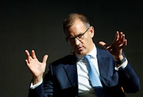Czech businessman Daniel Kretinsky speaks at a conference in Prague, Czech Republic, October 17, 2023.   
