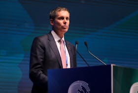 Eli Lilly CEO David Ricks addresses a gathering at the BioAsia conference in Hyderabad, India, February 28, 2024.