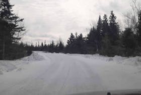 Dana MacCoul has been plowing his section of Mount Thom Road in Kemptown for the last five years, as it's a K-class road and not serviced by the province. He was recently confronted by police for pushing snow into the road while plowing and was fined despite being permitted to clear the road. DANA MACCOUL