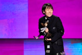 Celine Song receives the Best Director award for "Past Lives" during the 39th Film Independent Spirit Awards in Santa Monica, California, U.S. February 25, 2024.