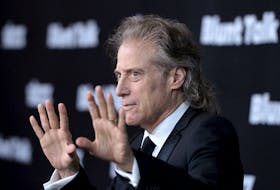 Cast member Richard Lewis poses during the Los Angeles premiere of "Blunt Talk" at the DGA Theater in Los Angeles, California, August 10, 2015.