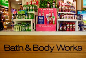 Products are displayed in L Brands Inc., Bath & Body Works retail store in Manhattan, New York, U.S., May 13, 2016. 