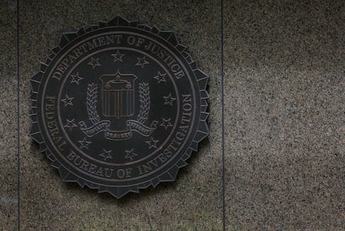 A view shows a sign on J. Edgar Hoover FBI building in Washington, D.C., U.S., August 17, 2022.