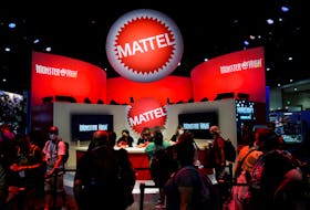 The Mattel booth on the convention floor at Comic-Con International in San Diego, California, U.S., July 21, 2022.