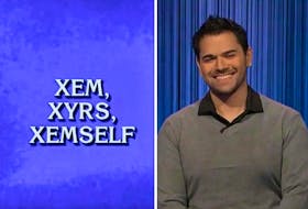 'Jeopardy!' is under fire over a 'woke' question about pronouns.