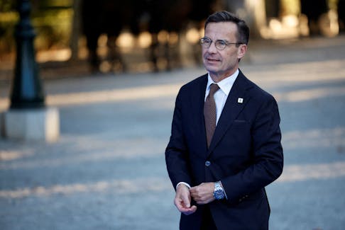 Swedish Prime Minister Ulf Kristersson attends the informal meeting of European heads of state or government, in Granada, Spain October 6, 2023.