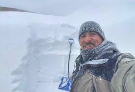Cape Breton actor and director Glen Gould turned snow shoveler in the midst of massive amounts of snowfall on Cape Breton Island over the weekend.