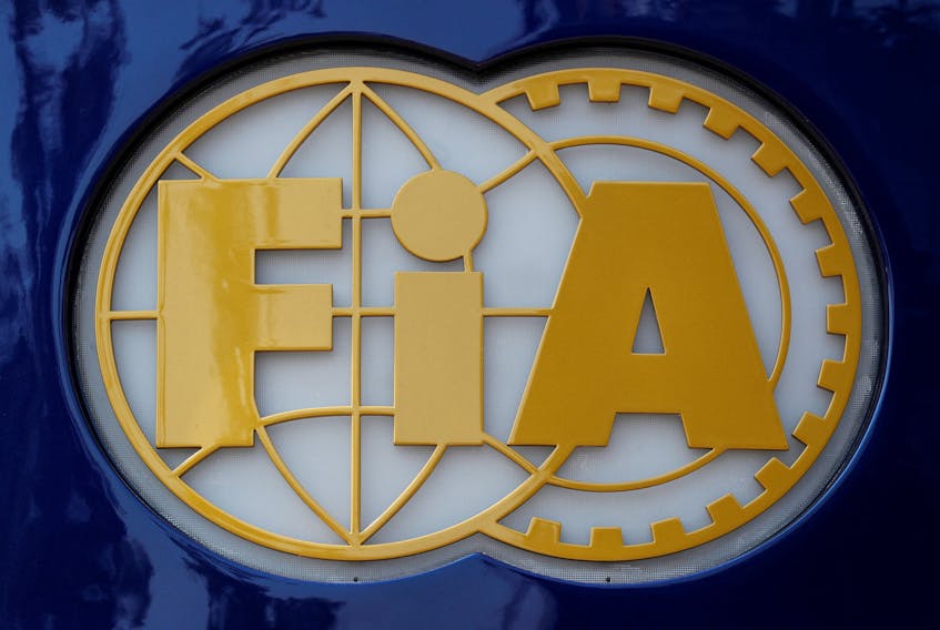 Formula One F1 - Italian Grand Prix - Circuit of Monza, Monza, Italy - August 30, 2018   General view of the FiA logo  