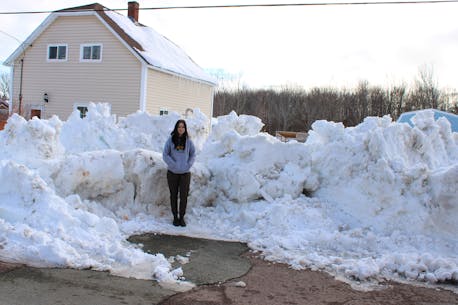 Immovable snow piles pushed onto some driveways, say Cape Bretoners