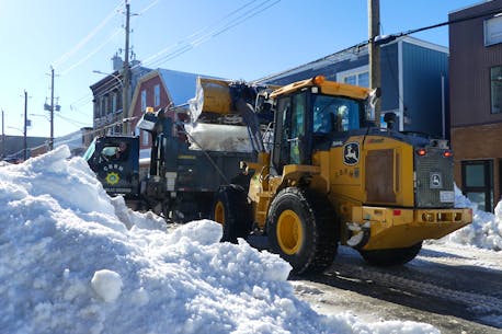 IN PHOTOS: Snow cleanup effort continues in Cape Breton on Friday
