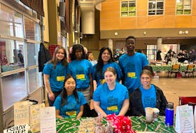 Emily Chong, Katelyn MacCaull, Hannah Bertrand, Sophie Blades, Eyitayo Ajibaib, Luciana Quiroa and Simba Hove are all members of the UPEI Relay For Life team. They are working to organize the first relay event in five years at UPEI this March. Contributed