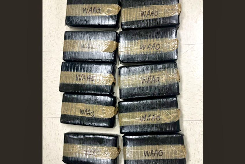  Ten kilograms of cocaine allegedly given the informant as payment by Eduardo Carvajal and delivered by Carlos Barragan in March 2023.