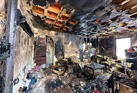 A look inside Anita Johnston’s home in Murray Harbour North after the fire on Feb. 19. Johnston says the house is now a complete write-off with nothing salvageable. Her family of four is currently staying in a hotel in Montague. Thinh Nguyen • The Guardian