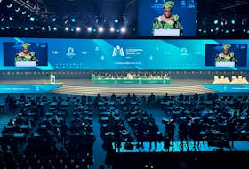 Director-General of the World Trade Organization Ngozi Okonjo-Iweala speaks during the opening ceremony of the WTO ministerial meeting in Abu Dhabi, United Arab Emirates, February 26, 2024.