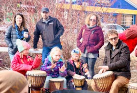 People of all ages were drawn to Star Brides Park’s free drum circle session during Windsor Winter Thing. The Water Street location was a sound and movement station from 2-9 p.m. on March 9, featuring yoga, live music and a dance party.