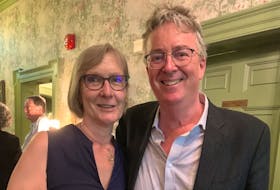 Martin Grant, right, says meeting his wife ,Carolyn Thompson, changed his life. Grant was awarded the 2023 Morty Yalovsky Lifetime Achievement Award for excellence in academic leadership at McGill University where he is a former dean of science. Contributed