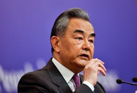 Chinese Foreign Minister Wang Yi attends a press conference on the sidelines of the National People's Congress (NPC), in Beijing, China March 7, 2024.