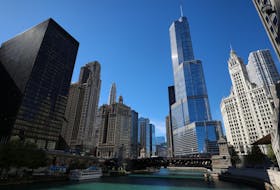 The skyline is seen in Chicago, Illinois, U.S., October 19, 2017.