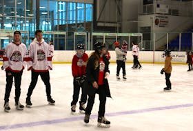 Residents from all over Pictou County came out to the Pictou County Wellness Centre to show their support for the Pictou County Weeks Crushers during their community skate event on March 14 before heading off to playoffs. ANGELA CAPOBIANCO