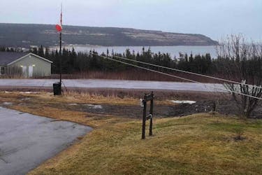 No snow on the ground in L'Anse au Loup, Labrador on Tuesday. -X photo