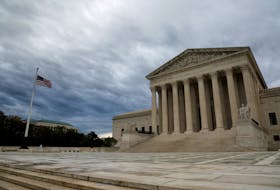 A view of the U.S. Supreme Court building on the first day of the court's new term in Washington, U.S. October 3, 2022. 