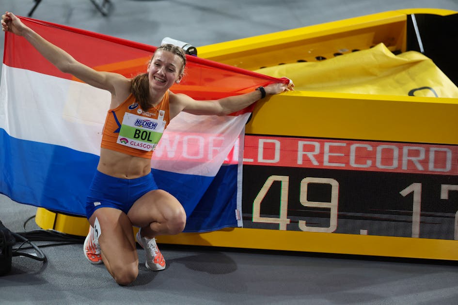 Athletics-Dutch runner Bol smashes her own indoor 400m world record