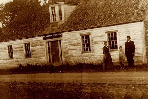 The old Temperance Inn, located in Durham. The Temperence Society was the first of its kind in Durham, and was the second to be established in Canada. Contributed.