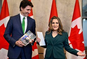 Prime Minister Justin Trudeau and Finance Minister Chrystia Freeland ahead of the release of the 2023 federal budget. 