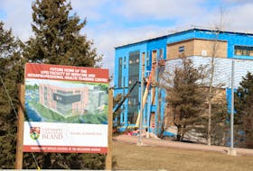 This is the construction site of a new UPEI building that will serve as the home of the UPEI faculty of medicine, as well as a UPEI-based medical home. An internal memo from former Health P.E.I. CEO Michael Gardam says UPEI suggested faculty and families be preferentially taken off P.E.I.’s patient registry after the new medical home is established.  Stu Neatby • The Guardian