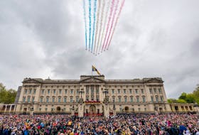 Buckingham Palace on Coronation Day, May 6, 2023 in London. The Palace is looking for a communications assistant.