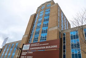 Confederation Building in St. John's. Three candidates are running in a byelection on April 15 to fill the empty seat representing the district of Fogo Island- Cape Freels. - Glen Whiffen file