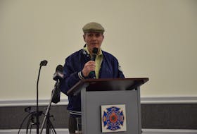 North Kentville resident Robert McCullough, who served as moderator for a March 20 community meeting about a Pallet shelter village coming to Exhibition Street, says he was “a little disappointed” with some of the answers to questions asked. KIRK STARRATT