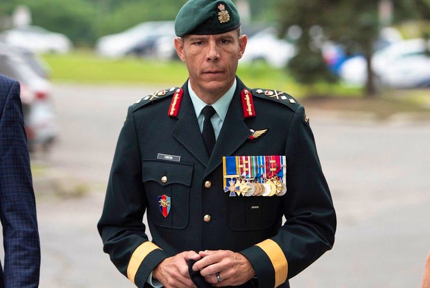 A 2021 file photo of Maj.-Gen. Dany Fortin, who says his requests for records are being stonewalled. In some cases, officials claim not a single record exists. For other requests, the military and department officials must first consult with their political masters before releasing the material.