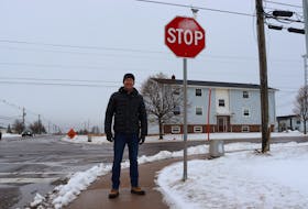 Summerside, P.E.I. resident, Sam Dalton is finally relieved after the city had announced during their annual budget meeting on March 12 that they will construct traffic lights on Pope Road and Greenwood Drive intersection in the near future. Yutaro Sasaki Photo