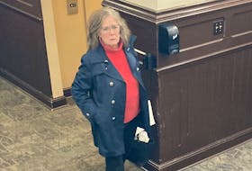 Arlene Marilyn Watts, 74, of Bedford leaves Halifax provincial court Monday after pleading guilty to charges of fraud over $5,000, theft over $5,000 and breach of trust. The court was told Watts stole more than $440,000 of her father's money after she became his power of attorney in August 2009. Her criminal conduct came to light after her father passed away in January 2016.