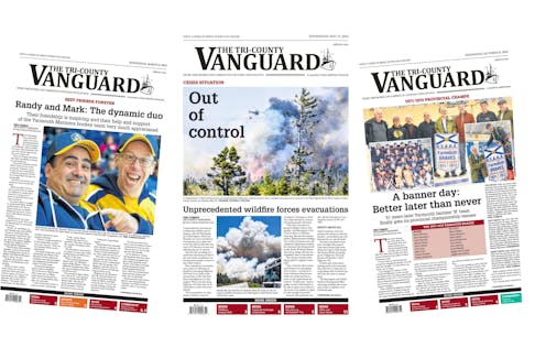 The Tri-County Vanguard newsroom in southwestern Nova Scotia is up for three Atlantic Journalism Awards for coverage during 2023. Newsroom journalists are finalists in the Profile category, Breaking News category, and Sports category.