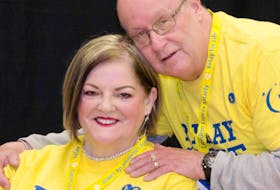 Eileen Pottie-Forrester and husband Wally Forrester at the Canadian Cancer Society's Relay for Life in Sydney in 2019. CONTRIBUTED