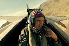 Tom Cruise as Capt. Pete "Maverick" Mitchell in Top Gun: Maverick.