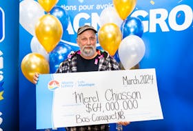 Merel Chiasson of Bas-Caraquet, N.B. has claimed the $64 million Atlantic Lotto jackpot nearly one full year after it was drawn. - Contributed