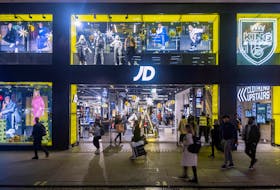 Exterior view of a JD Sports store in London, Britain, November 23, 2021. Picture taken November 23, 2021.