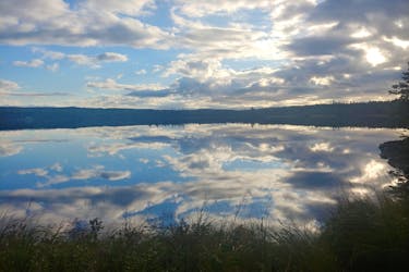 Watching the shape-shifting wonders that are clouds is fascinating. When the air is calm enough for the clouds to be perfectly reflected as they are captured here in the still waters of Porters Lake, N.S., by T. C. Farrell, it just adds to the beauty. Contributed/T. C. Farrell