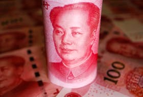 Chinese Yuan banknotes are seen in this illustration picture taken June 14, 2022.