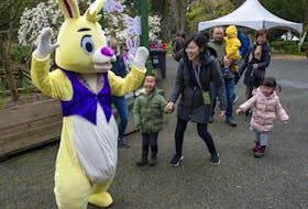 The Easter train at Stanley Park will be back in service for the long weekend, said the Vancouver park board.