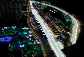 Formula One F1 - Saudi Arabian Grand Prix - Jeddah Corniche Circuit, Jeddah, Saudi Arabia - March 19, 2023 General view during the race
