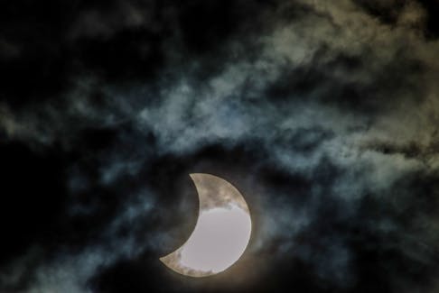 Atlantic Canada will be treated to a partial and total solar eclipse on April 8, 2024, weather permitting. -123 RF Stock Photo